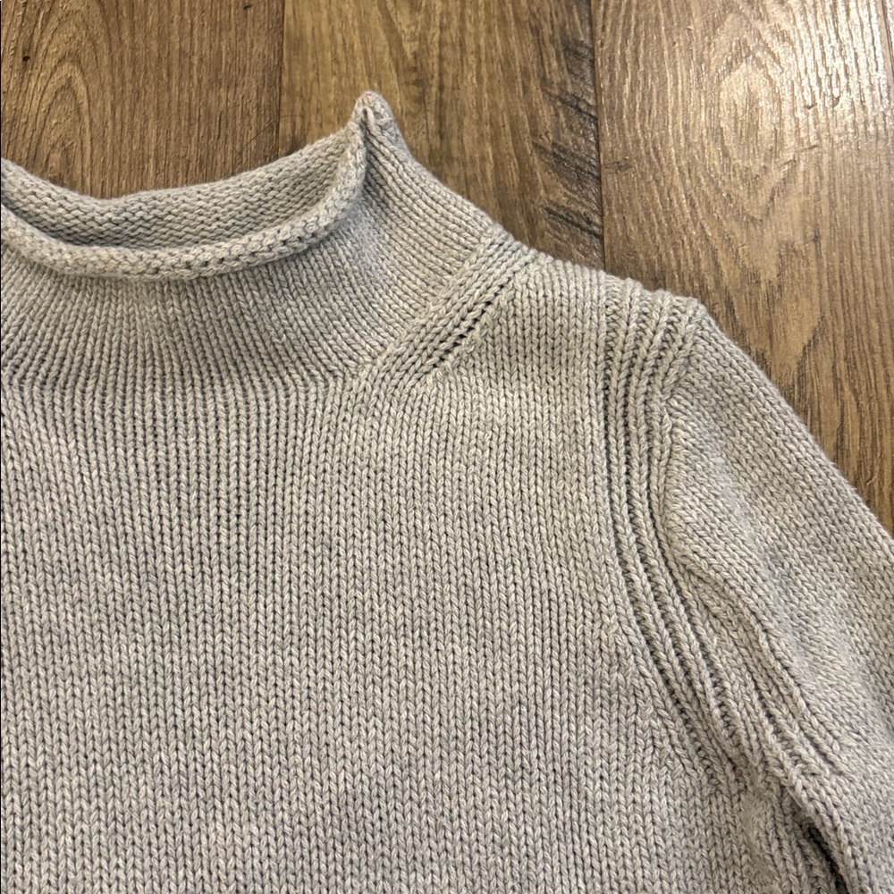 J. Crew Always 1988 rollneck sweater light Gray XS - Picture 4 of 8